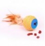 Juguete bola chuches con plumas para gato