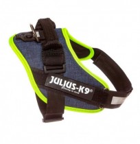 Arnés julius-k9 denim neon trim powerharness