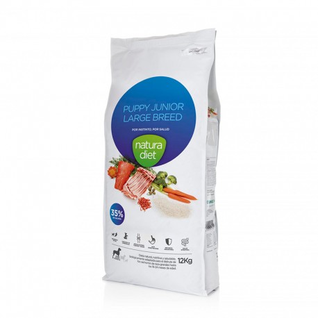 Pienso Natura Diet Puppy & Junior Large Breed para cachorros de raza grande o maxi Pienso Natura Diet Puppy & Junior Large Breed para cachorros de raza grande o maxi