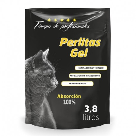 Perlas de gel para gatos (arena silice) tiempo de profesionales
