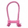 KONG puppy goodie bone con cuerda rosa