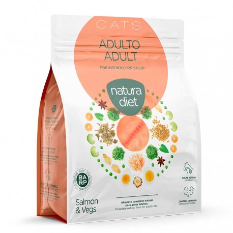 Natura Diet CATS Adult Salmon 400g saco pequeño