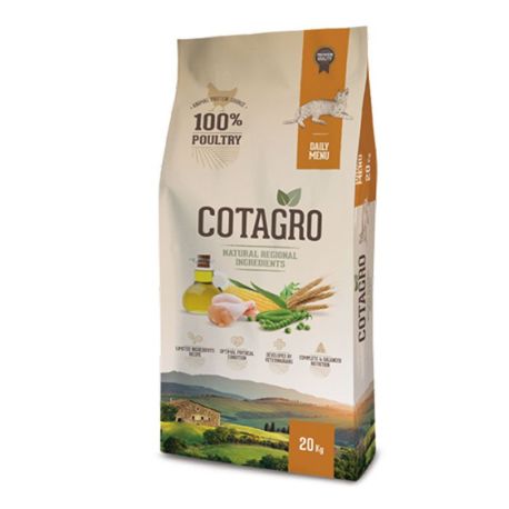 Pienso Cotagro menú diario (Daily Menu) de 20Kg para gatos adultos Pienso Cotagro menú diario (Daily Menu) de 20Kg para gatos adultos