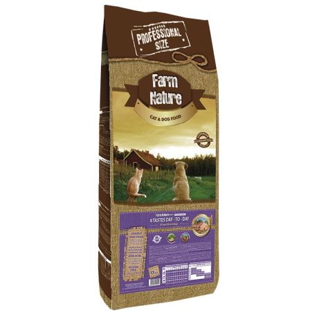 Pienso Farm Nature Plus 4 Tastes Day-To-Day sin gluten para perros de todas las edades y razas 17Kg Pienso Farm Nature Plus 4 Tastes Day-To-Day sin gluten para perros de todas las edades y razas 17Kg