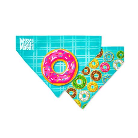 Bandana o pañuelo de ropa donuts o rosquillas para perros max & molly