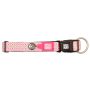 Muestra tejido Collar Retro Pink para perros max y molly