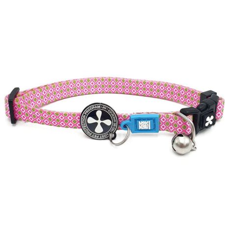 Collar retro pink para gatos max & molly