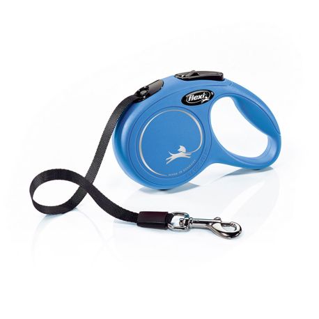 Flexi correa extensible new classic azul cinta Talla XS 3 metros Flexi correa extensible new classic azul cinta Talla XS 3 metros