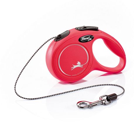 Flexi correa extensible new classic cordón rojo para gatos Talla XS 3 metros Flexi correa extensible new classic cordón rojo para gatos Talla XS 3 metros