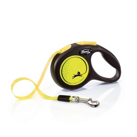Flexi correa extensible new classic neon reflect cinta Talla XS 3 metros
