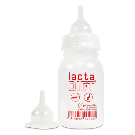Biberón Pharmadiet Lactadiet con tetina de 120ml de capacidad para gatos bebés, kittens o gatitos Biberón Pharmadiet Lactadiet con tetina de 120ml de capacidad para gatos bebés, kittens o gatitos