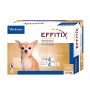 4 pipetas Virbac Effitix XS para perros muy pequeños de 1,5 a 4Kg de peso