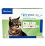 Vista frontal Effipro duo para gato con 4 pipetas de 60mg