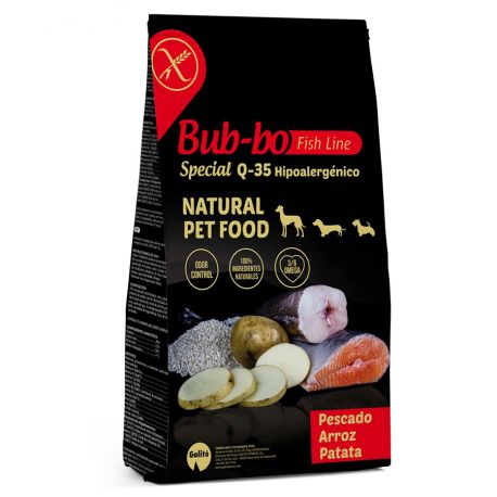 Saco de pienso Galitó Bub-bo q-35 adult para perros con alergias y problemas gastrointestinales