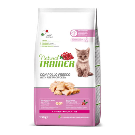 Pienso Affinity Natural trainer kitten pollo para gatitos en formato de 1,5Kg