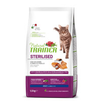 Natural trainer cat adult sterilized salmón para gatos