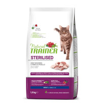 Natural trainer cat adult sterilized pavo para gatos