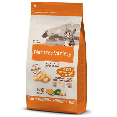 Pienso Affinity Nature's variety cat selected kitten pollo campero para gatos en saco de 1,25Kg