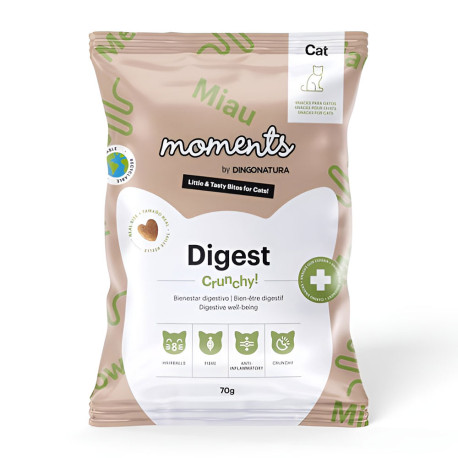 Snacks Moments digest para gatos con problemas digestivos