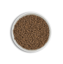 Muestra de las croquetas o bolas del pienso Era Millennium Adult Small Breed Salmón y arenque Muestra de las croquetas o bolas del pienso Era Millennium Adult Small Breed Salmón y arenque