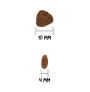 Tamaño y medida de las croquetas del Ownat Cat Prime Kitten Grain Free para gatos bebé Tamaño y medida de las croquetas del Ownat Cat Prime Kitten Grain Free para gatos bebé