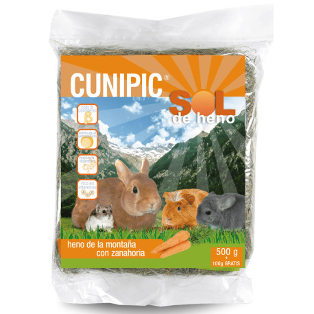 Cunipic sol de heno con zanahoria 500g