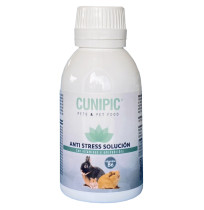 Suplemento de vitaminas y Solución para el estrés para conejos, cobayas y roedores de Cunipic en 100ml