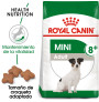 Royal canin mini adult +8 para perros Royal canin mini adult +8 para perros