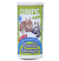 Champú seco en polvo para conejos y roedores de cunipic en bote de 125g