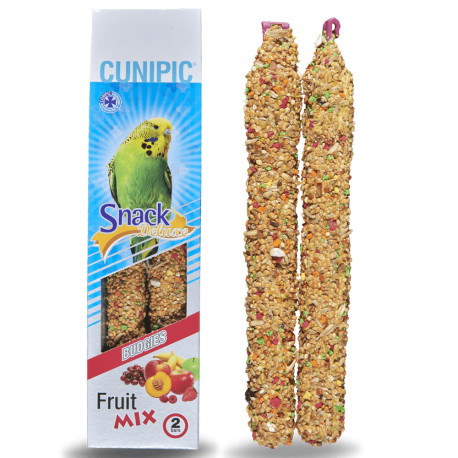 Dos Barritas mix de frutas para periquitos snack deluxe cunipic