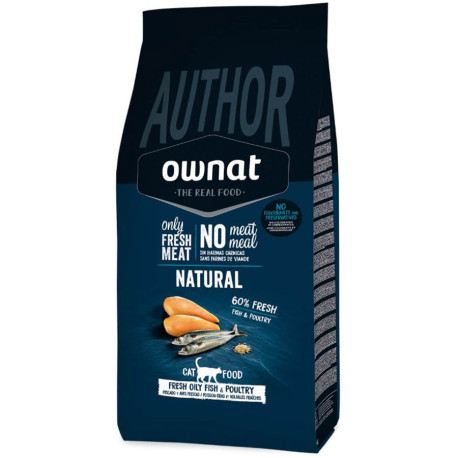 Ownat author cat fresh oily fish & poultry (pescado azul) para gatos