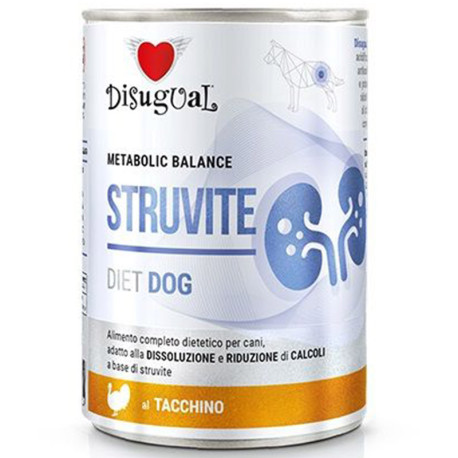 Disugual struvite pavo latas para perros con cálculos de estruvita