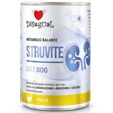 Disugual struvite pollo latas para perros con cálculos de estruvita