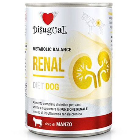 Disugual renal buey latas para perros