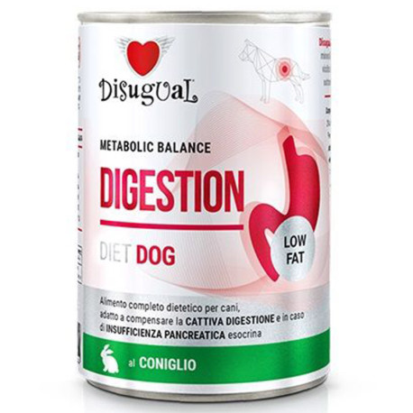 Disugual digestión sensible conejo latas para perros