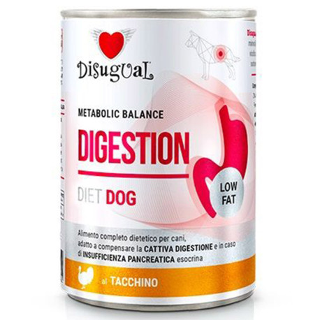 Disugual digestión sensible pavo latas para perros