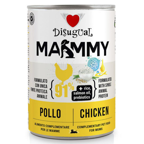 Disugual mammy pollo latas monoproteicas para madres