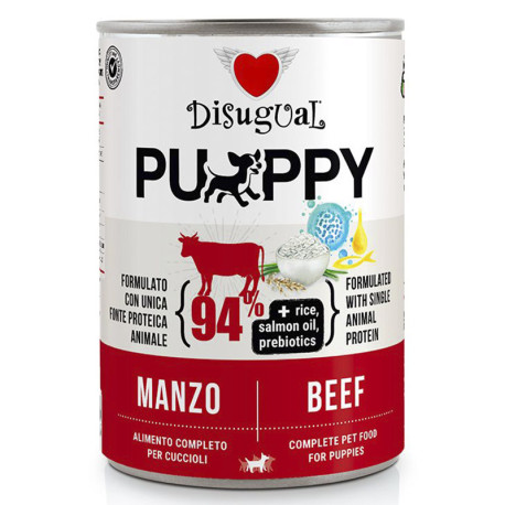 Disugual puppy buey latas monoproteicas para cachorros