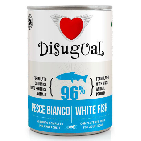 Disugual pescado blanco latas monoproteicas para perros