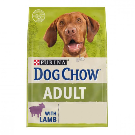 Dog chow adult de cordero perros