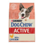 Dog chow active de pollo para perros activos