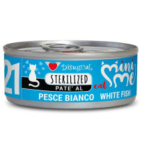 Disugual Mini-me Sterilized Pescado blanco latas para gatos