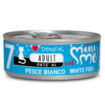 Disugual mini-me pescado blanco latas para gatos