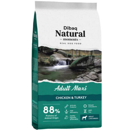 Pienso Dibaq natural moments adult maxi para perros grandes