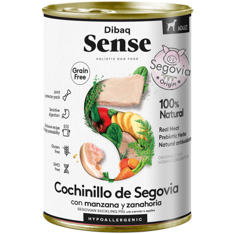 Dibaq sense latas cochinillo segoviano grain free para perros