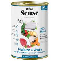 Dibaq sense Latas merluza y atún grain free para perros