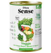 Dibaq sense Latas veggie judías, espinazas y manzana grain free para perros