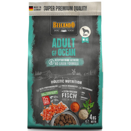Belcando adult grain free ocean (pescado) en saco mediano de 4Kg Belcando adult grain free ocean (pescado) en saco mediano de 4Kg
