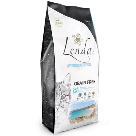Lenda adult cat sensitive & sterilized grain free en saco de 2Kg Lenda adult cat sensitive & sterilized grain free en saco de 2Kg