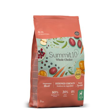 Summit 10 whole choice adult mini chicken para perros pequeños